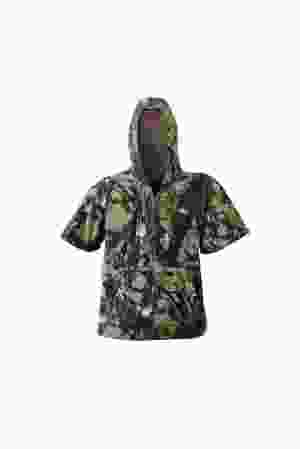 Ballistic Short Sleeve Fleece Hoodie