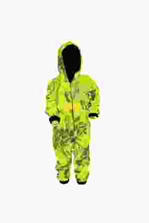 Kids Onesie Hyper Yellow Camo