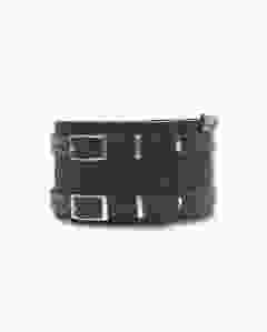 Leather Rip Pig Dog Collar