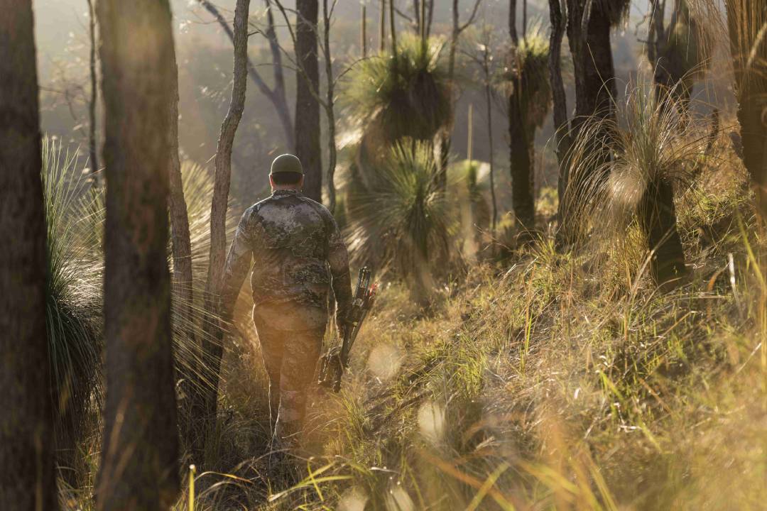 HUNTING</br><button class="owl-carousel-button">SHOP COLLECTIONS</button>