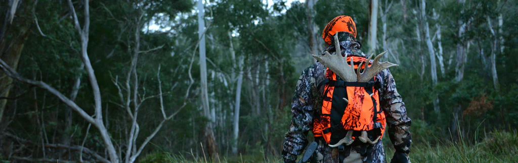 Blaze orange hunting gear